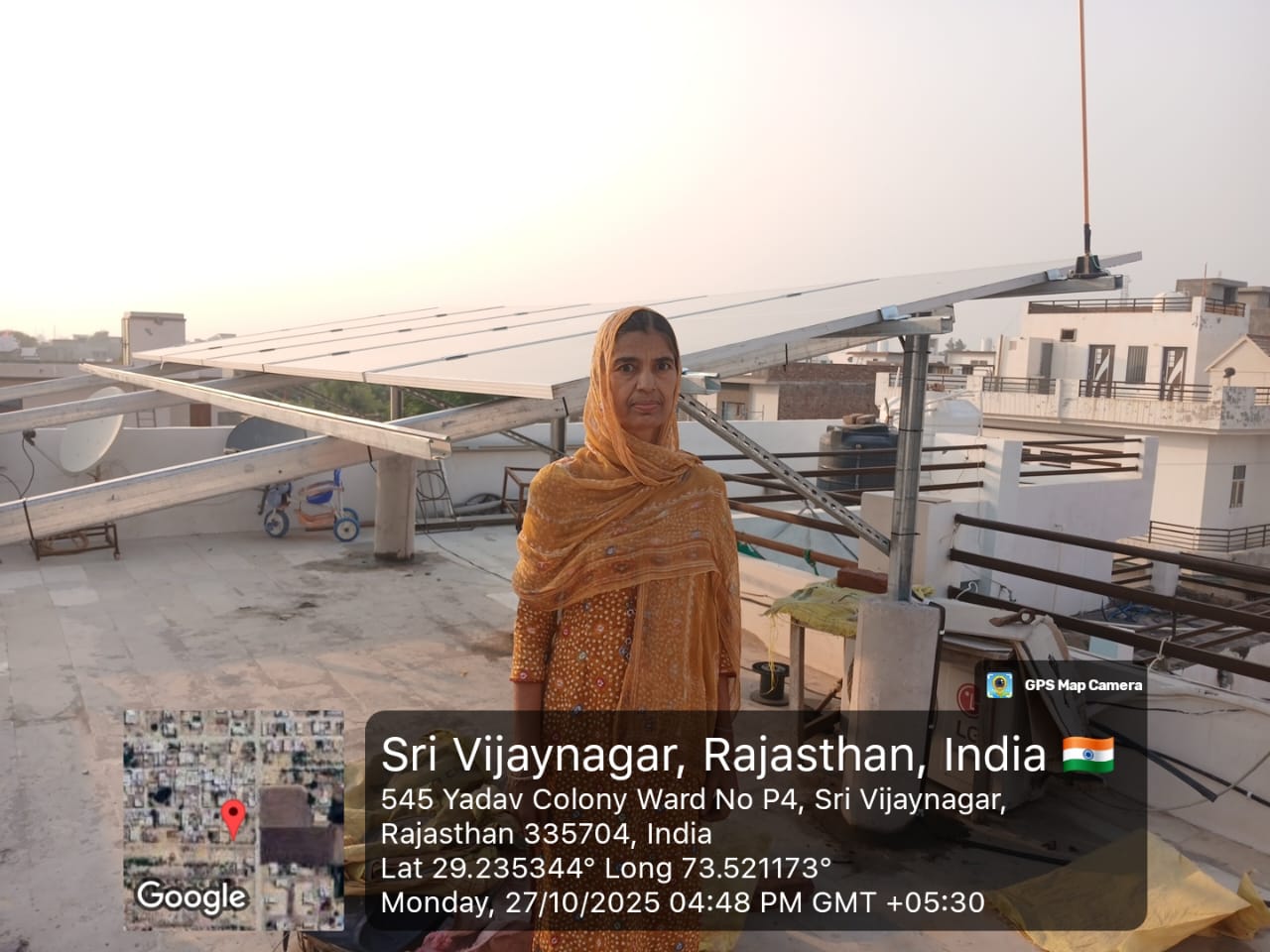 Commercial solar installation by Rajasthan Solar - project 2
